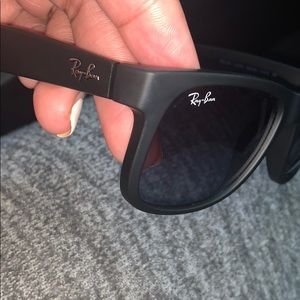 RayBan black sunglassess